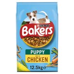 Bakers Puppy Complete Chicken Dry Dog Food 12.5kg